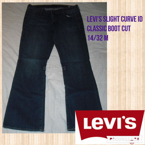 Levi’s Slight Curve Classic Boot Cut Jeans 14 32 M